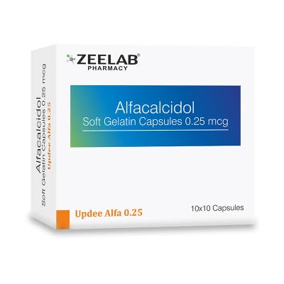 Zeelab Updee Alfa 0.25 Softgel Capsule (10 Capsules)