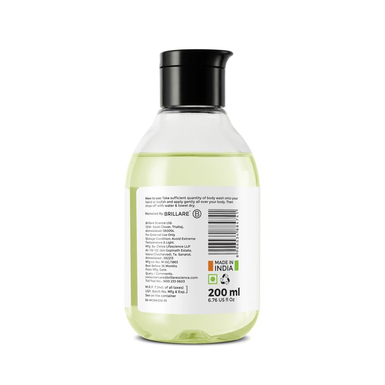 BRILLARE Mint & Coconut Body Wash