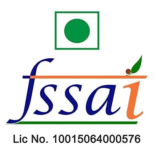 FSSAI logo with a green square and leaf on a white background