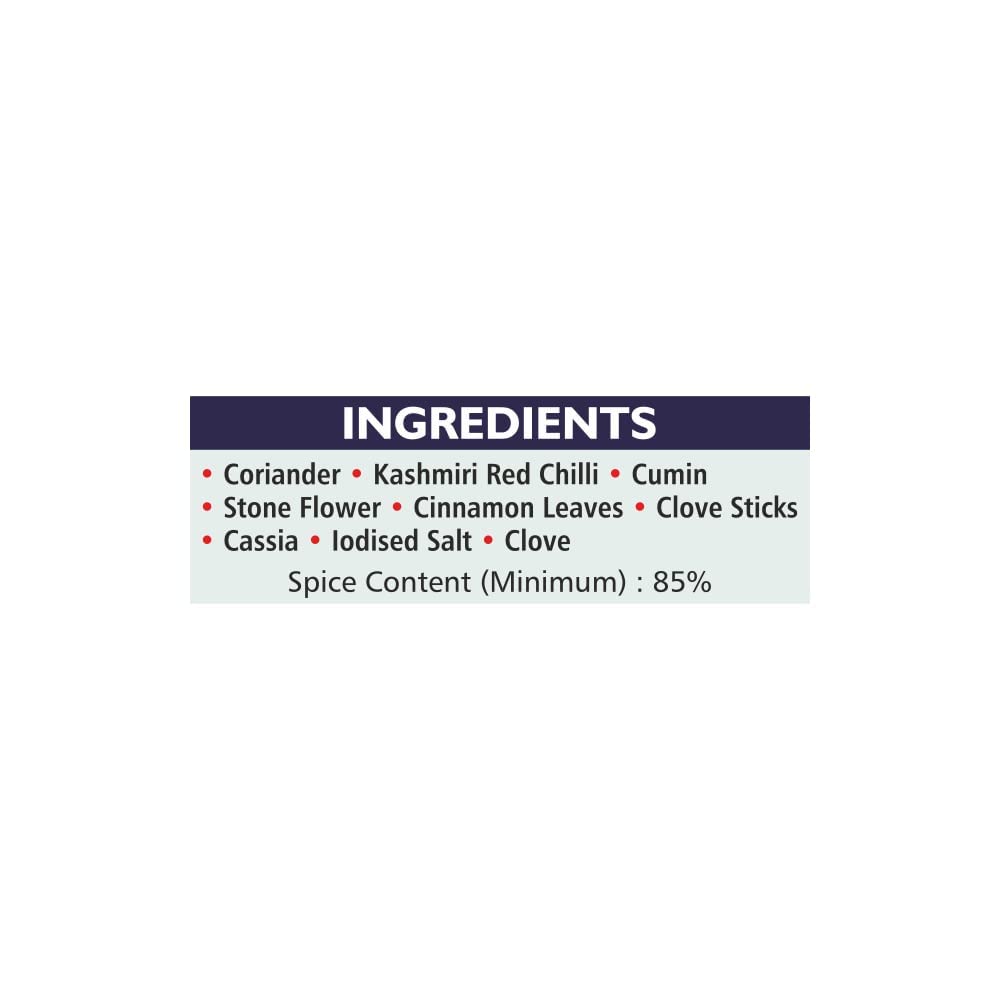 Badshah Rajwadi Garam Masala Powder / Blended Spices Mix / for Healthy Delicious & Flavourful / Hygienically Packed / No Preservatives / 1 Kg (Pack of 1) / Indian Spice