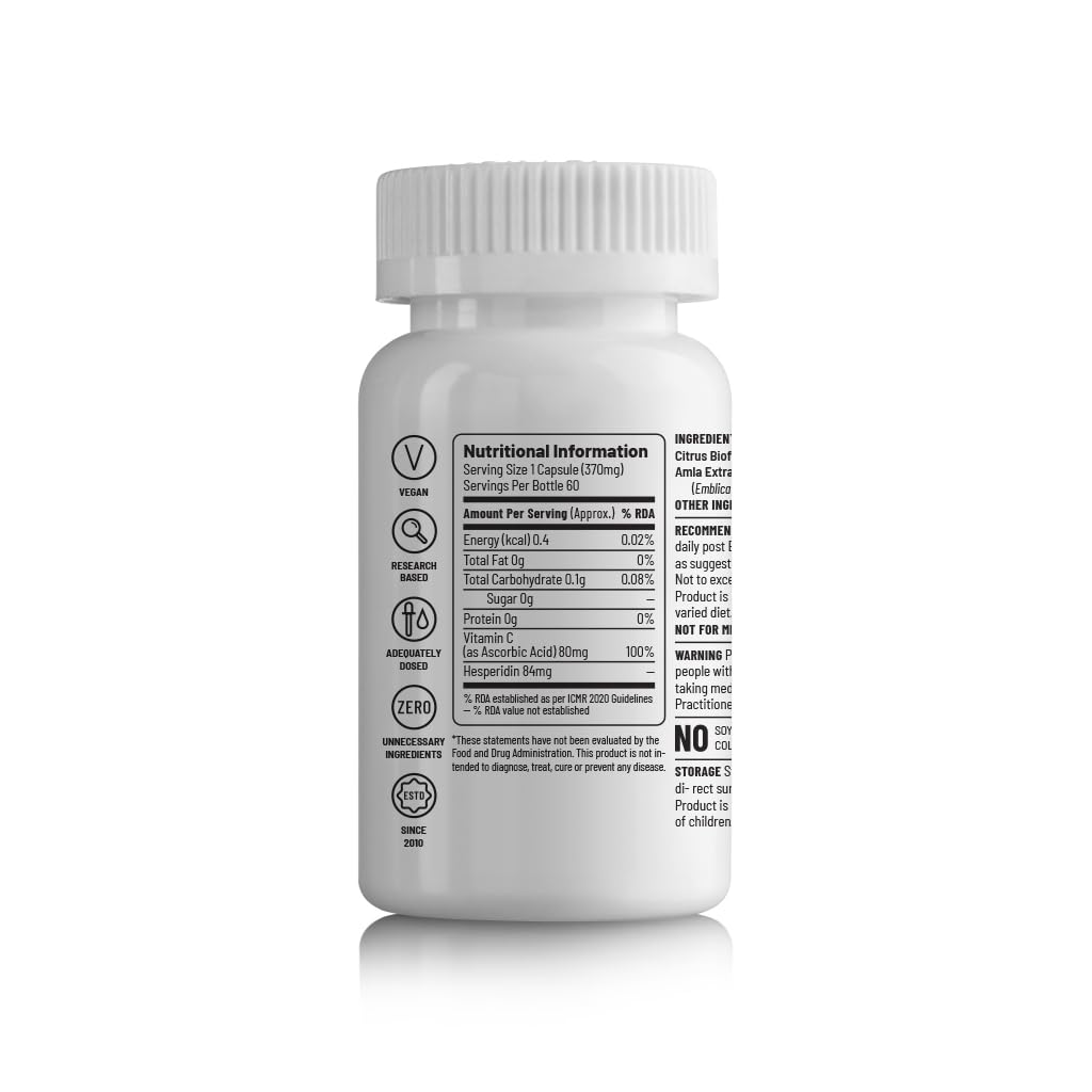 Unived 100% Natural Vitamin C from Amla | 60 Vegan Capsules
