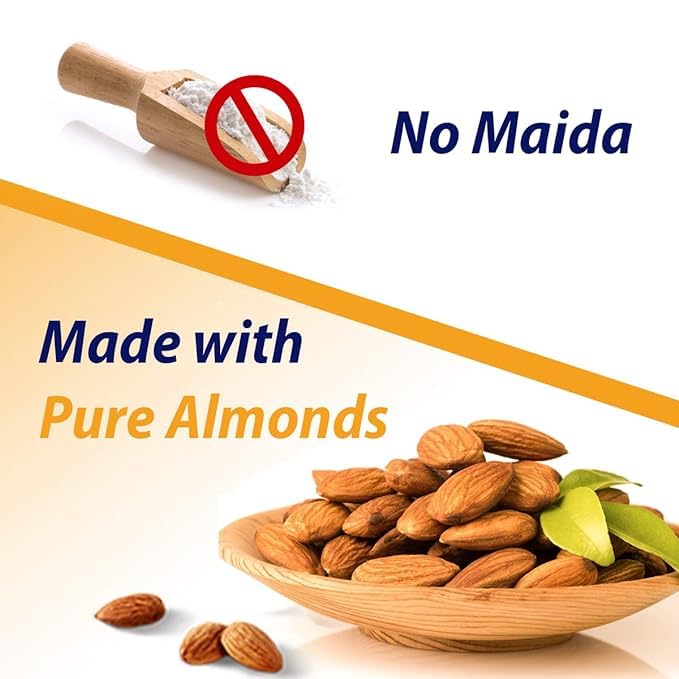 Diabexy Almond Cookies for Sugar Control | Diabetic Sugar Free Cookies| No Maida | High Protein Biscuits | Healthy Sugar free Snacks for Diabetics- 200g