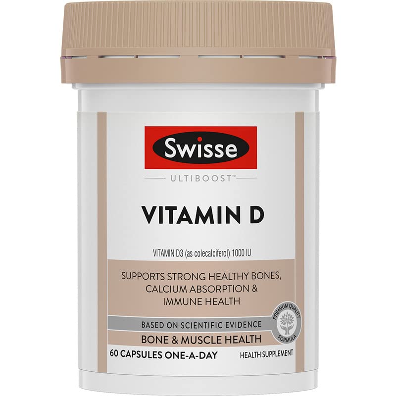 Zephivo Swisse Vitamin D - 100% RDA of Vitamin D3 (Manufactured In Australia, Internationally Proven Formula) High Absorption Vitamin D3 For Healthy Bones, Immunity & Strong Muscles (90 Tablets)