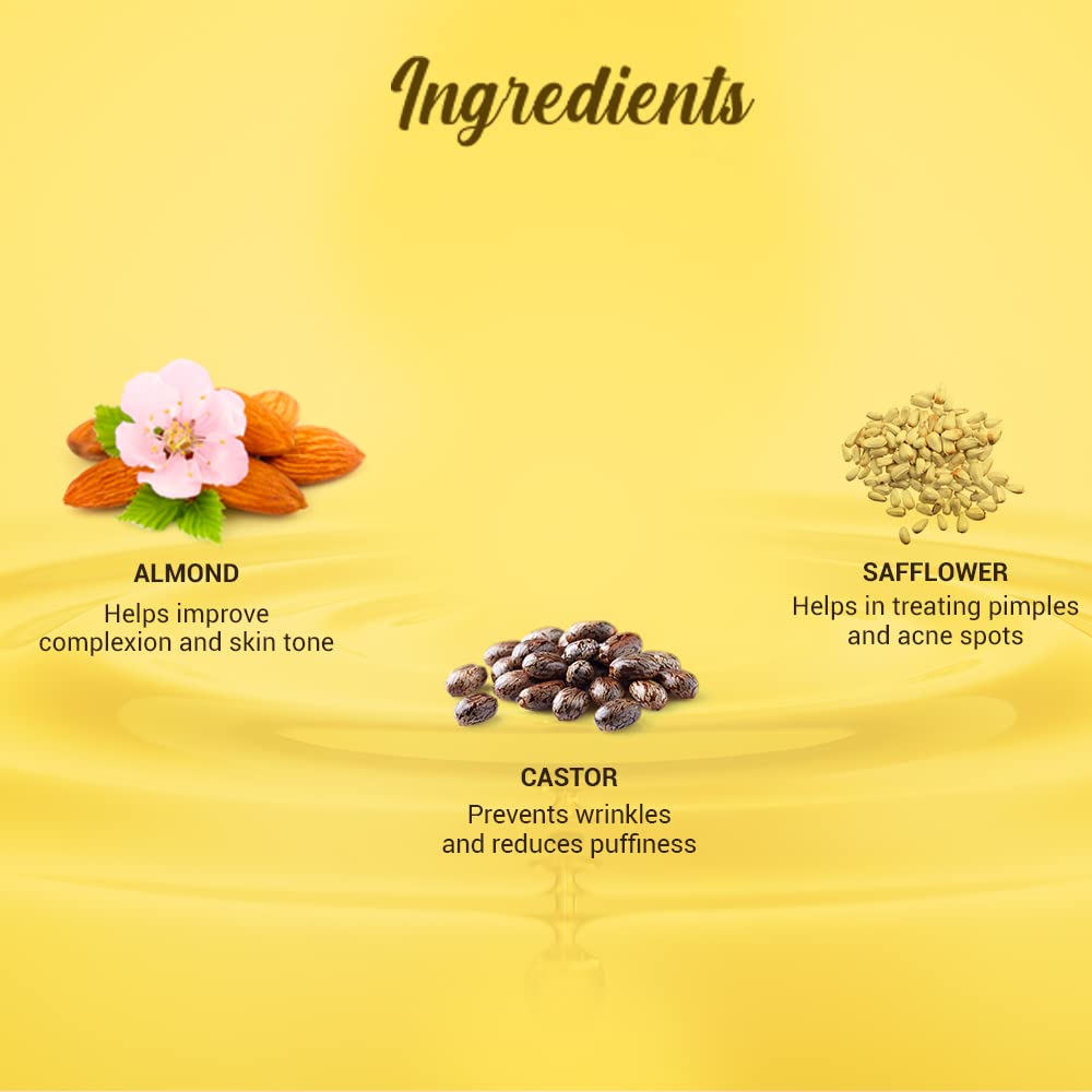 Biotique Almonmd Oil Deep Cleanse Purifying Cleansing Oil Face & Eye Makeup Remover For Normal to Dr