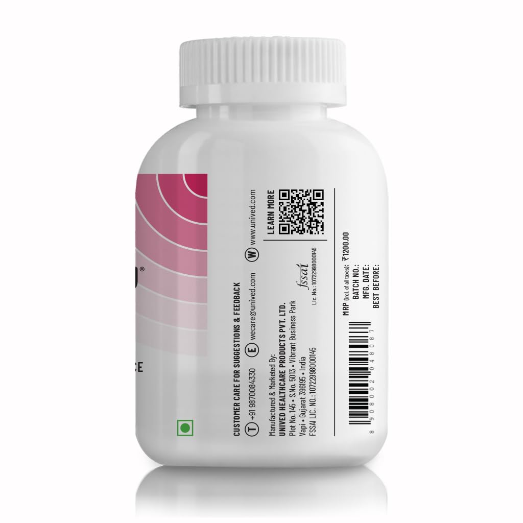 Zephivo Unived Red Yeast Rice, 1200mg Per Serving, For Heart Health & Cholesterol Management, 120 Capsules