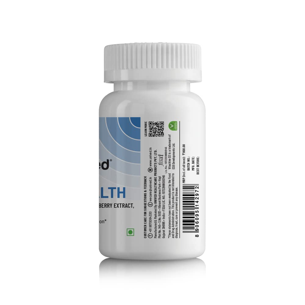 Zephivo Unived Eye Health | Lute-gen® & Zea-Gen® (Lutein : Zeaxantin), Grape Seed Extract, Vegan Vitamins D3, B12, A, and Zinc | for Macular Degeneration, Blue Light, Dry Eyes, Vision Support | 60 Caps