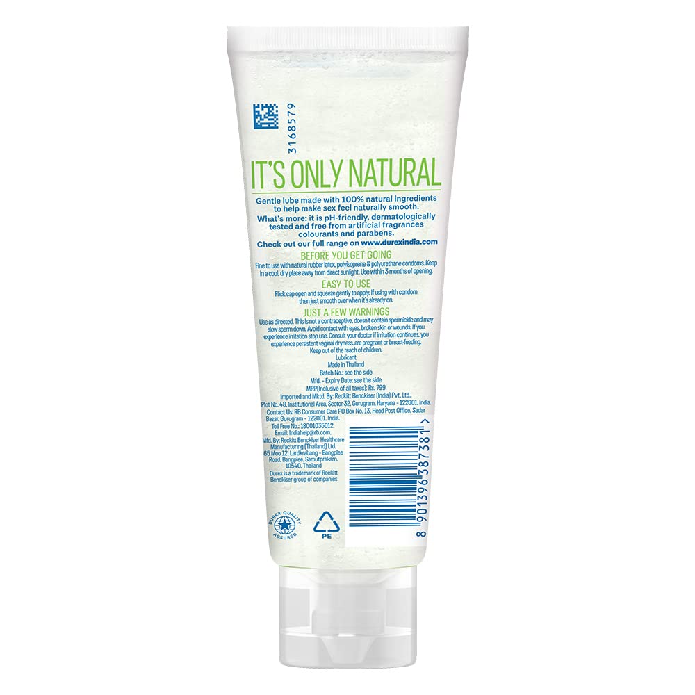 Durex Naturals Lubricant Gel, 100 ml