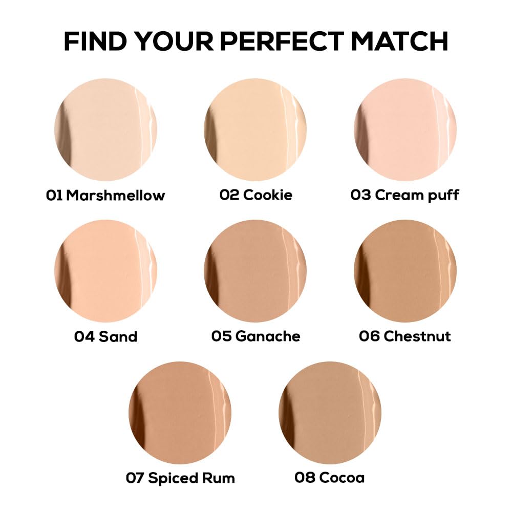 RENEE PRO Liquid Concealer - Cookie, Lightweight, Full Coverage, Long-Lasting, Buildable. Seamlessly Hides Blemishes & Dark Spots for Natural Finish. Infused with Vitamin A & Niacinamide 14ml