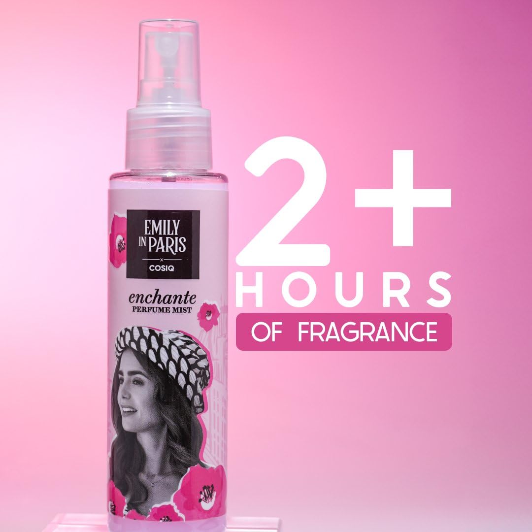 Cos-IQ Enchante Body Mist Long Lasting Fragrance | Floral Woody Musk |for Women's Perfume | Travel-Friendly Perfume Body Spray | 100ml