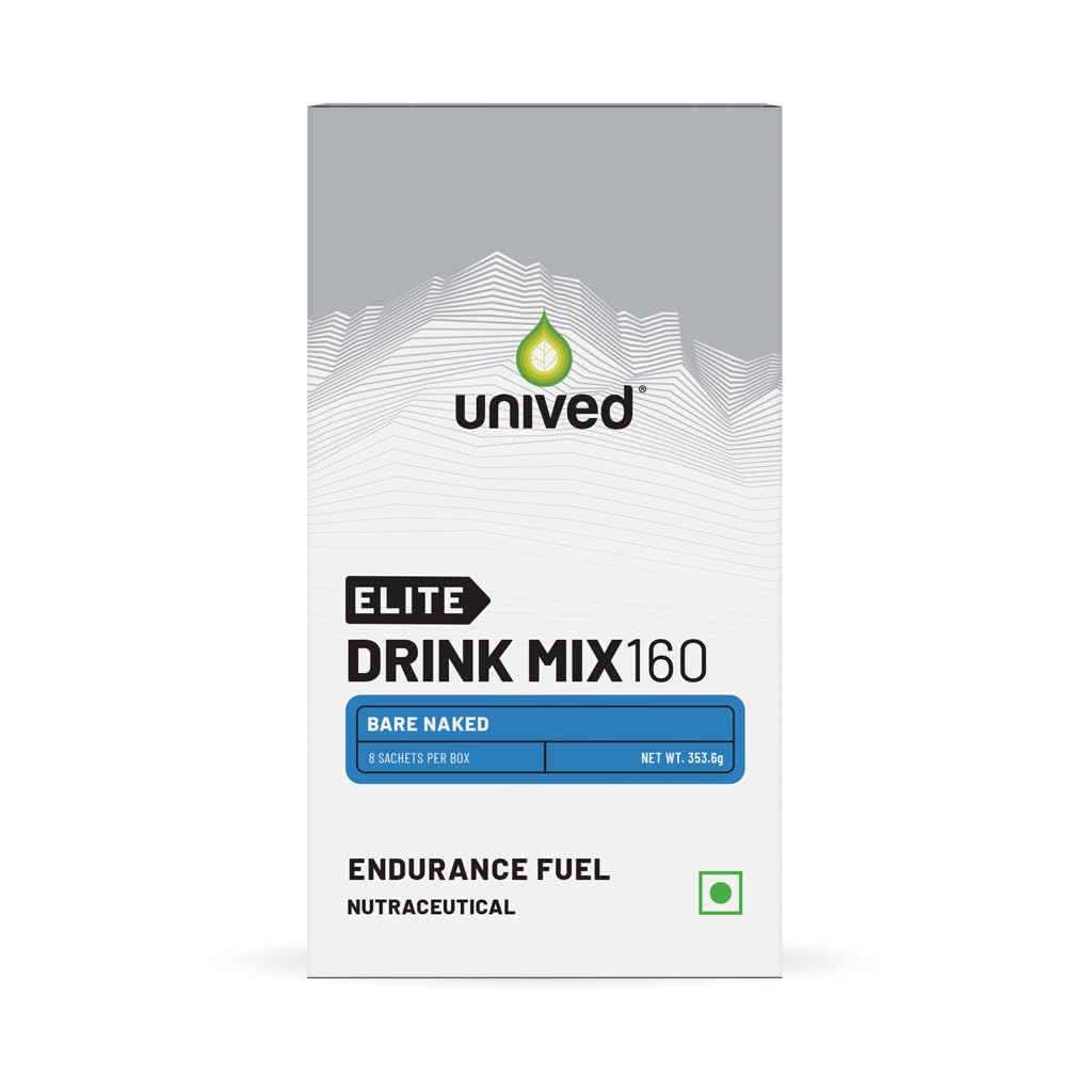Zephivo Unived Elite Drink Mix 160 | Isotonic Energy Drink | 2:1 Ratio & 40g Carbohydrates with Betaine & Beta-Alanine | Endurance Athletes Sports Drink