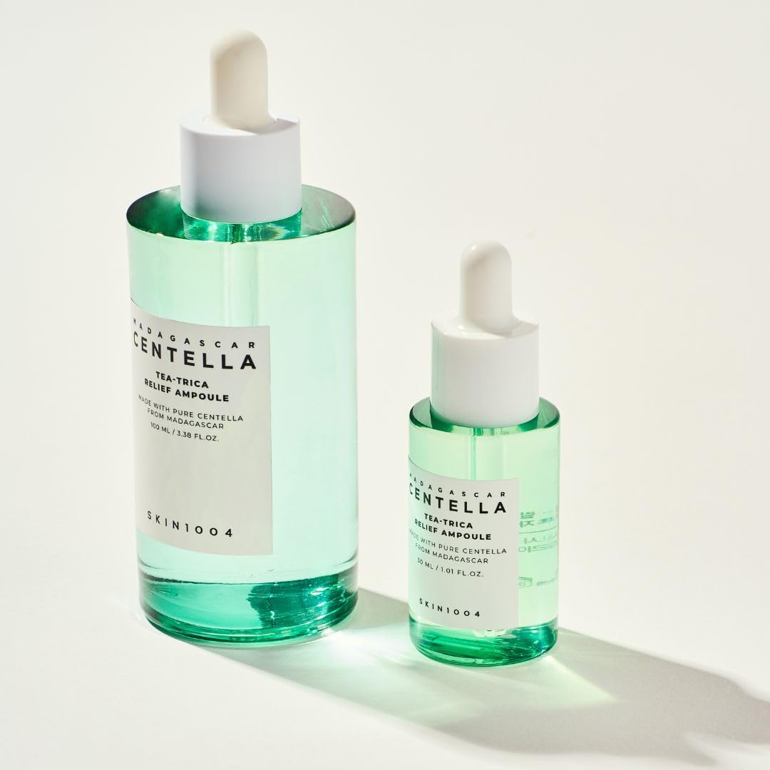 SKIN1004 Madagascar Centella Tea-Trica Relief Ampoule | Soothing Hydration for Sensitive Skin