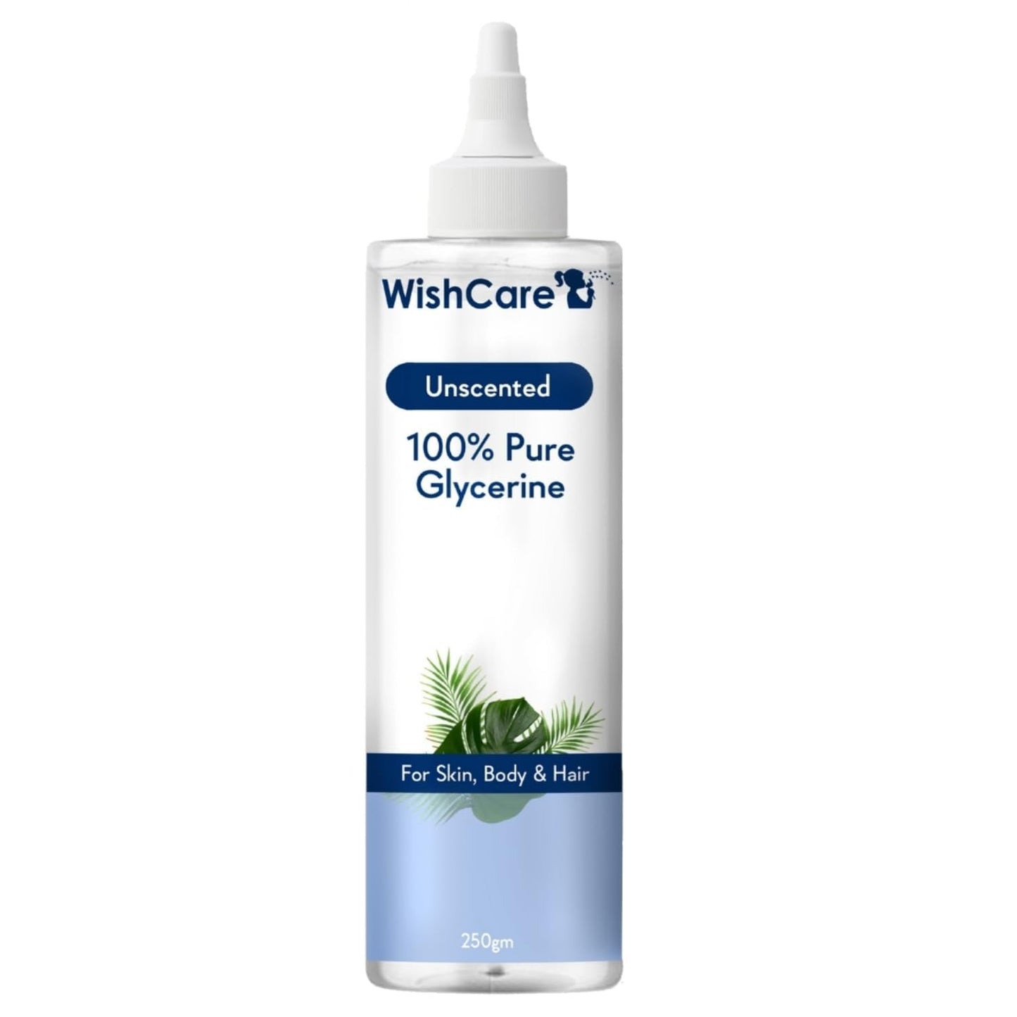 WishCare 100% Pure Glycerine bottle on a white background