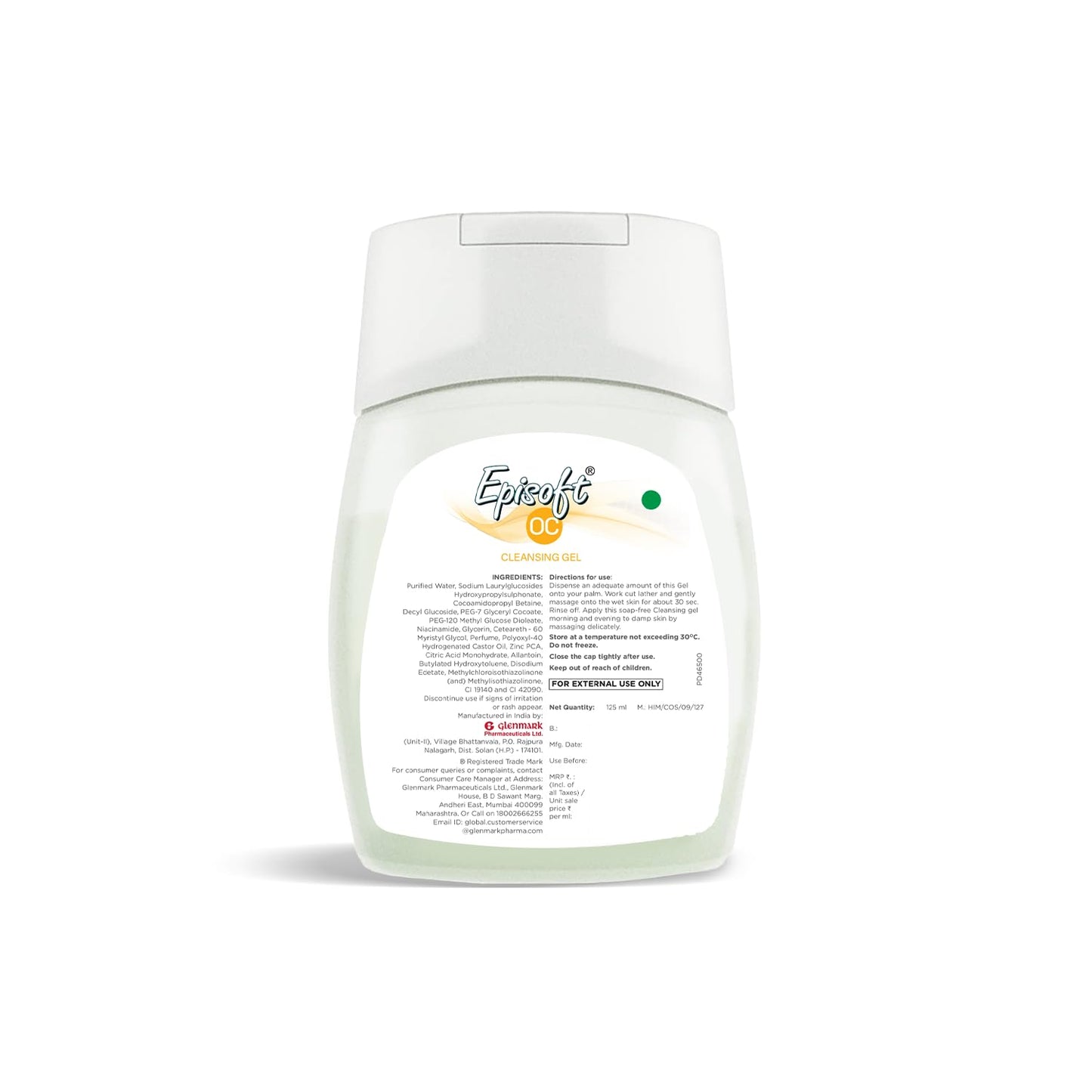 Episoft Oily Skin Cleanser | For Oily, Combination & Normal Skin | Daily Facewash | Cleanser for Acne Prone Skin | Dermatologist Prescribed | Suitable for Men & Women | 125ml