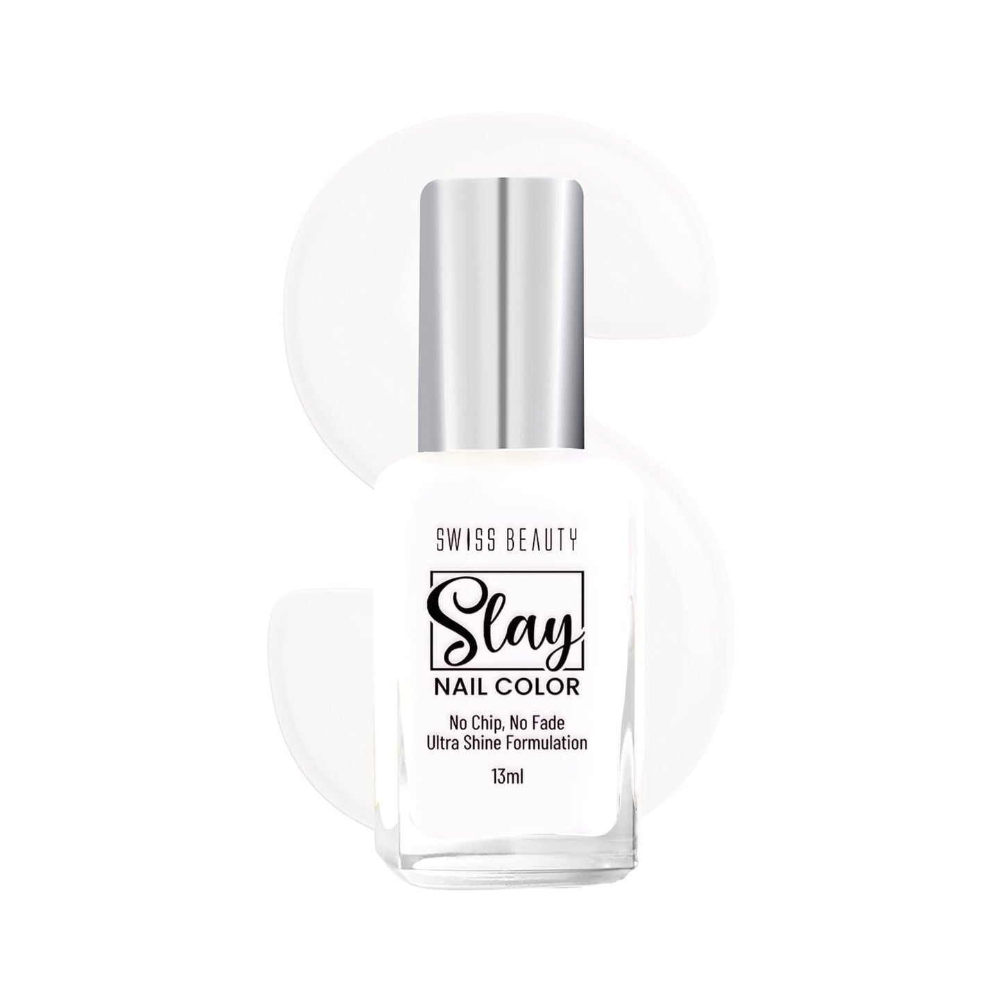 Swiss Beauty Slay Nail Colour – Vibrant, Glossy & Long-Lasting - 13 ML, Top Coat