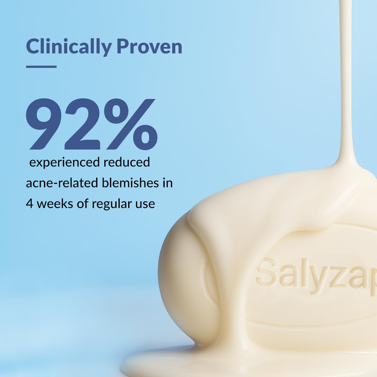 Fixderma Salyzap Salicylic Acid Soap with Vitamin E | Face & Body Soap for Acne-Prone & Oily Skin | Unclog Pores | Controls Excess Sebum | Anti Acne Soap | 75g