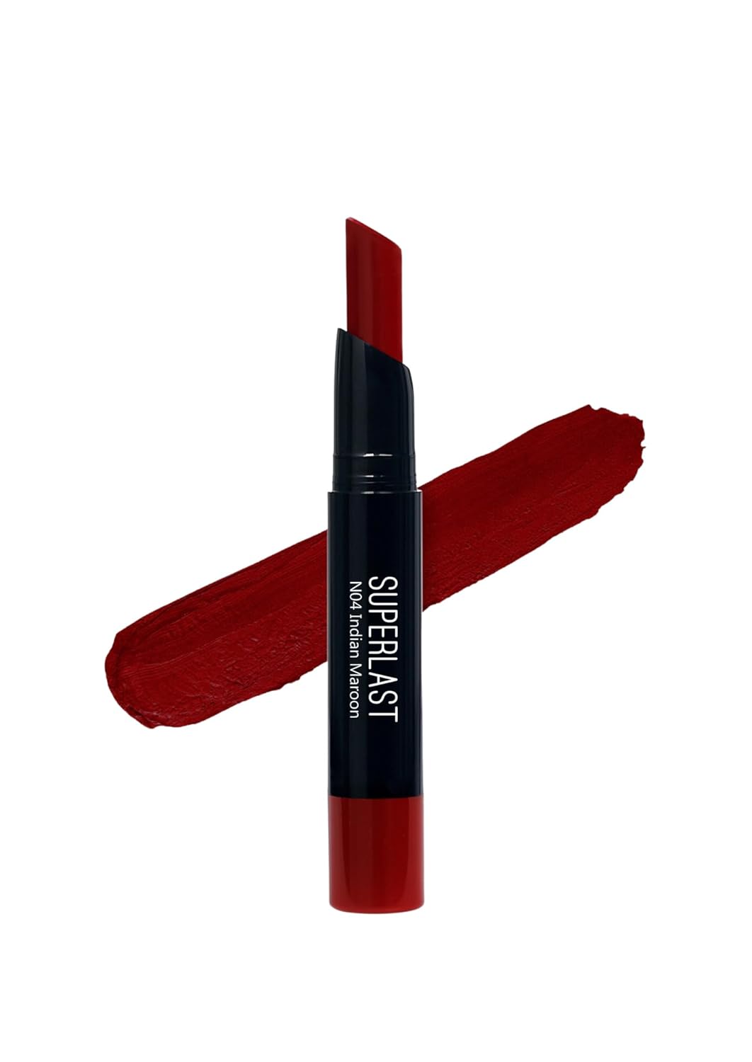 ME-ON Superlast Lipstick Matte Finish (Shade N04 - Indian Maroon)