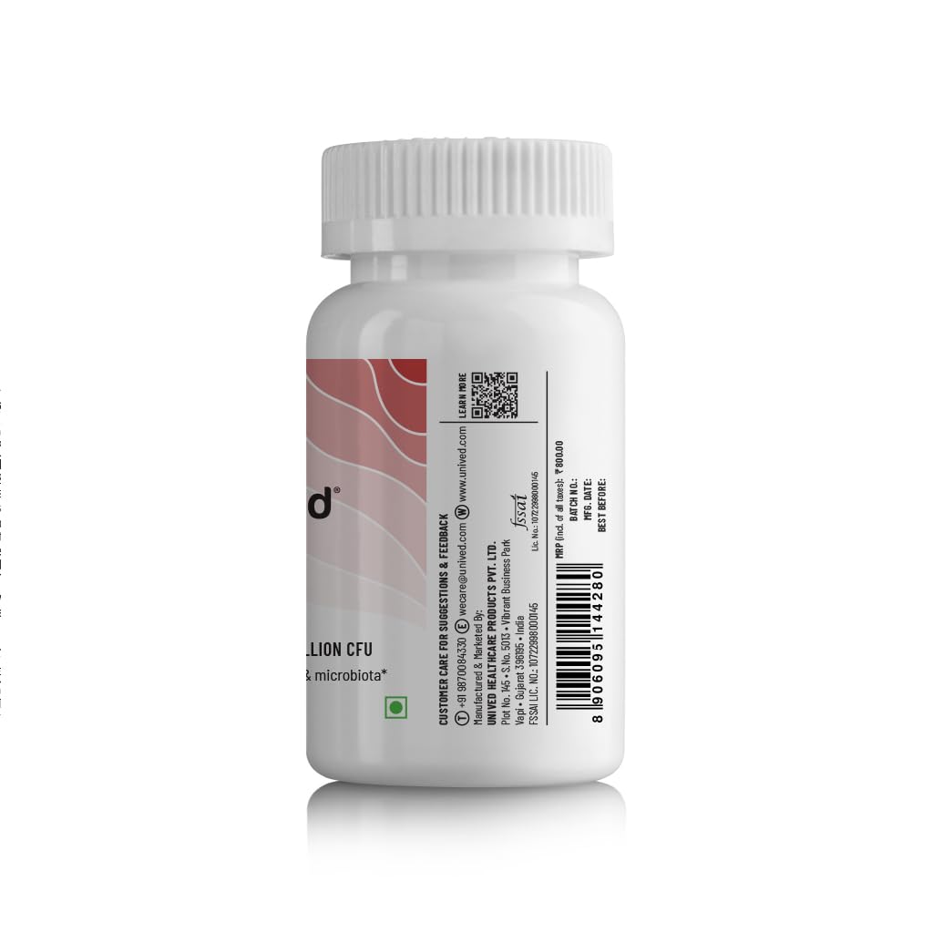 Zephivo Unived Vaginal Flora | Probiotic Strains that Promote Vaginal PH & Microbiota | To Support & Restore Vaginal Health | 30 Vegan Capsules