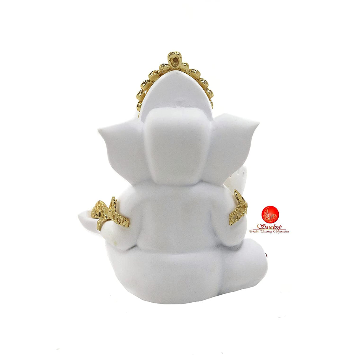 Lord Ganpati/Ganesha Idol for Car Dashboard, Desk, Office Table | Beautiful Ganesh Car Dashboard Idol Figurine Showpiece Sculpture (Ganesha Design 04)