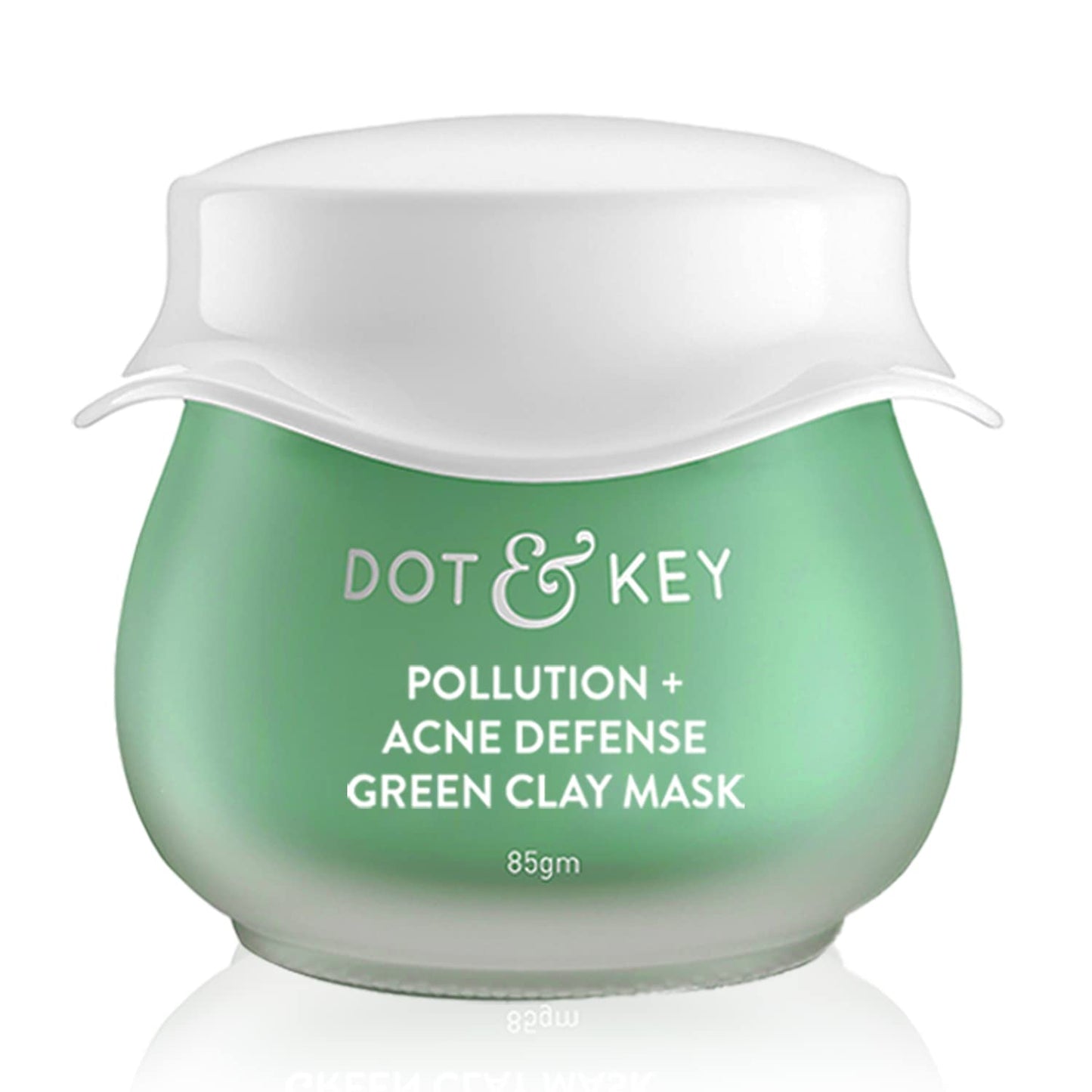 Zephivo Dot & Key Skin Care Pollution + Acne Defense Green Clay Mask | Clay Mask for Face with Salicylic & Matcha Tea | Reduces Active Acne, Soothes Redness | For Dark Spots, Oily, Acne Prone Skin | 85g