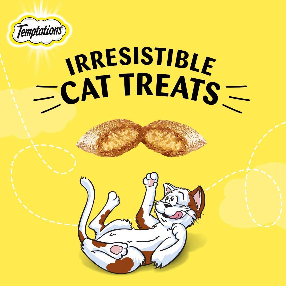 Temptations Cat Treat Tempting Tuna Flavour, 85G - All Life Stages, Dry