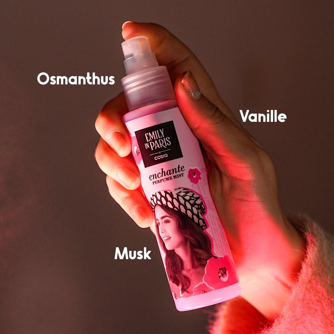 Cos-IQ Enchante Body Mist Long Lasting Fragrance | Floral Woody Musk |for Women's Perfume | Travel-Friendly Perfume Body Spray | 100ml