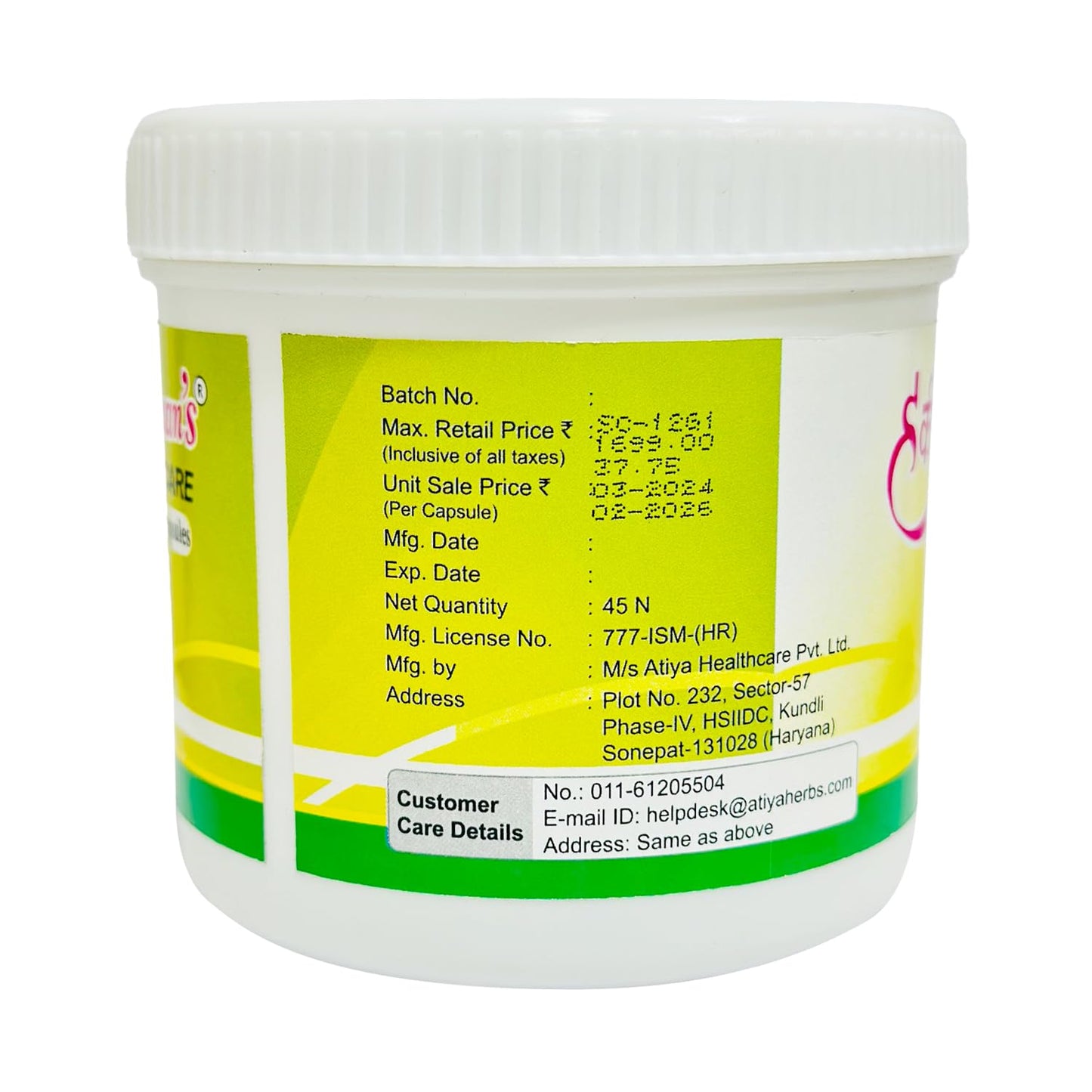 Zephivo Hakim Suleman's S Care - Capsule