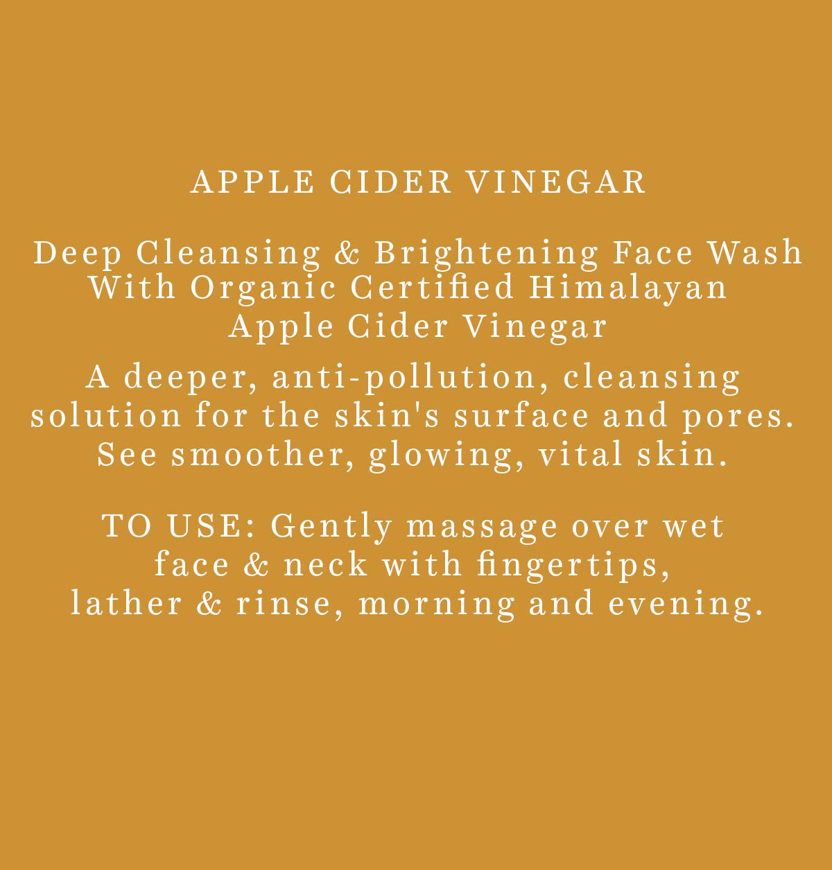 Biotique Apple Cider Vinegar Deep Cleansing Face Wash for All Skin Types, 150ml | Deep Cleansing & Exfoliation | 100% Botanical Extracts