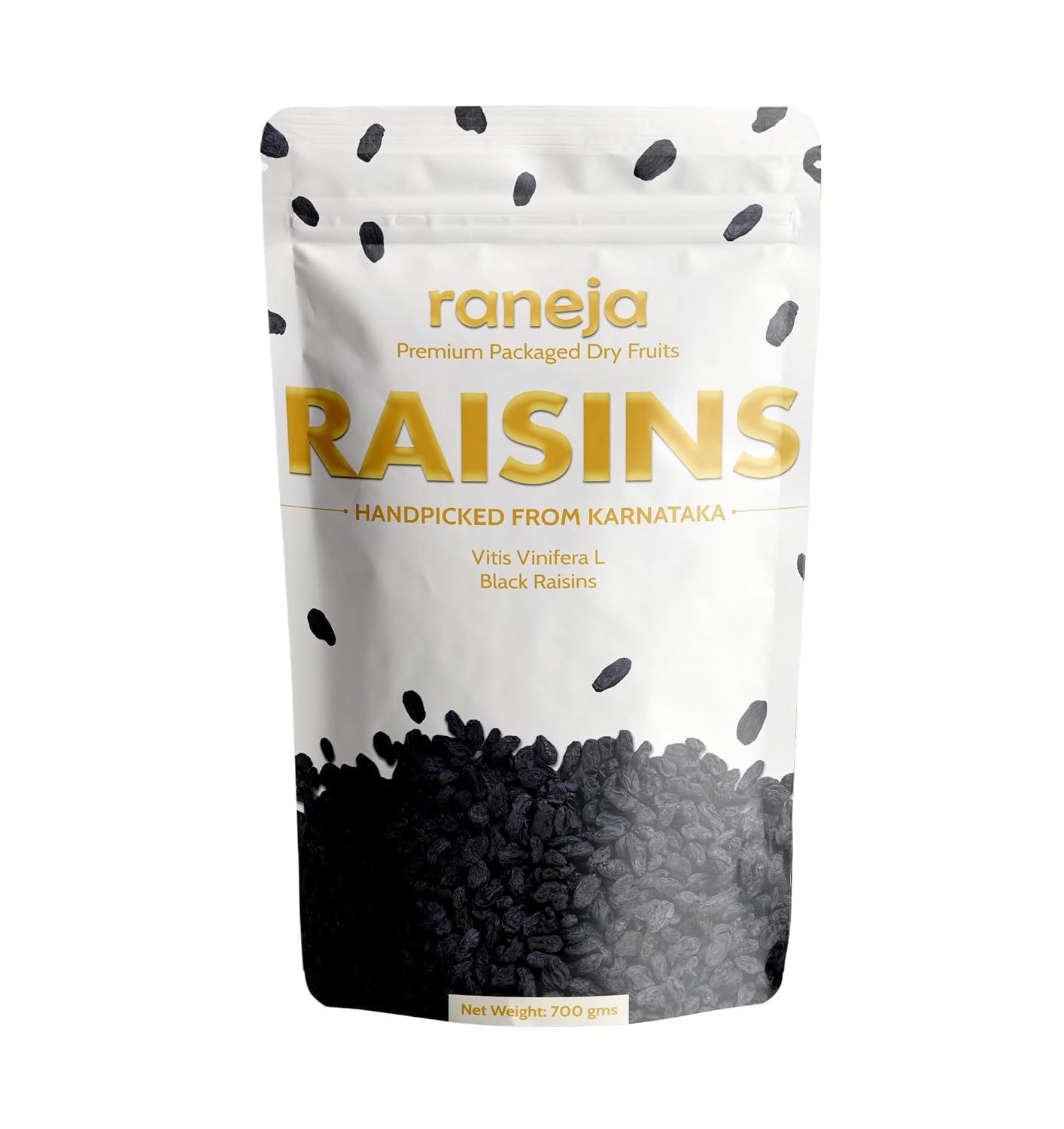 Raneja Premium Afghani Seedless Black Raisins 300g | High in Antioxidant Kali Kishmish/Kismis Dry Fruits, Healthy Snacks | Rich in Fiber & Potassium | Naturally Sweet & Tasty