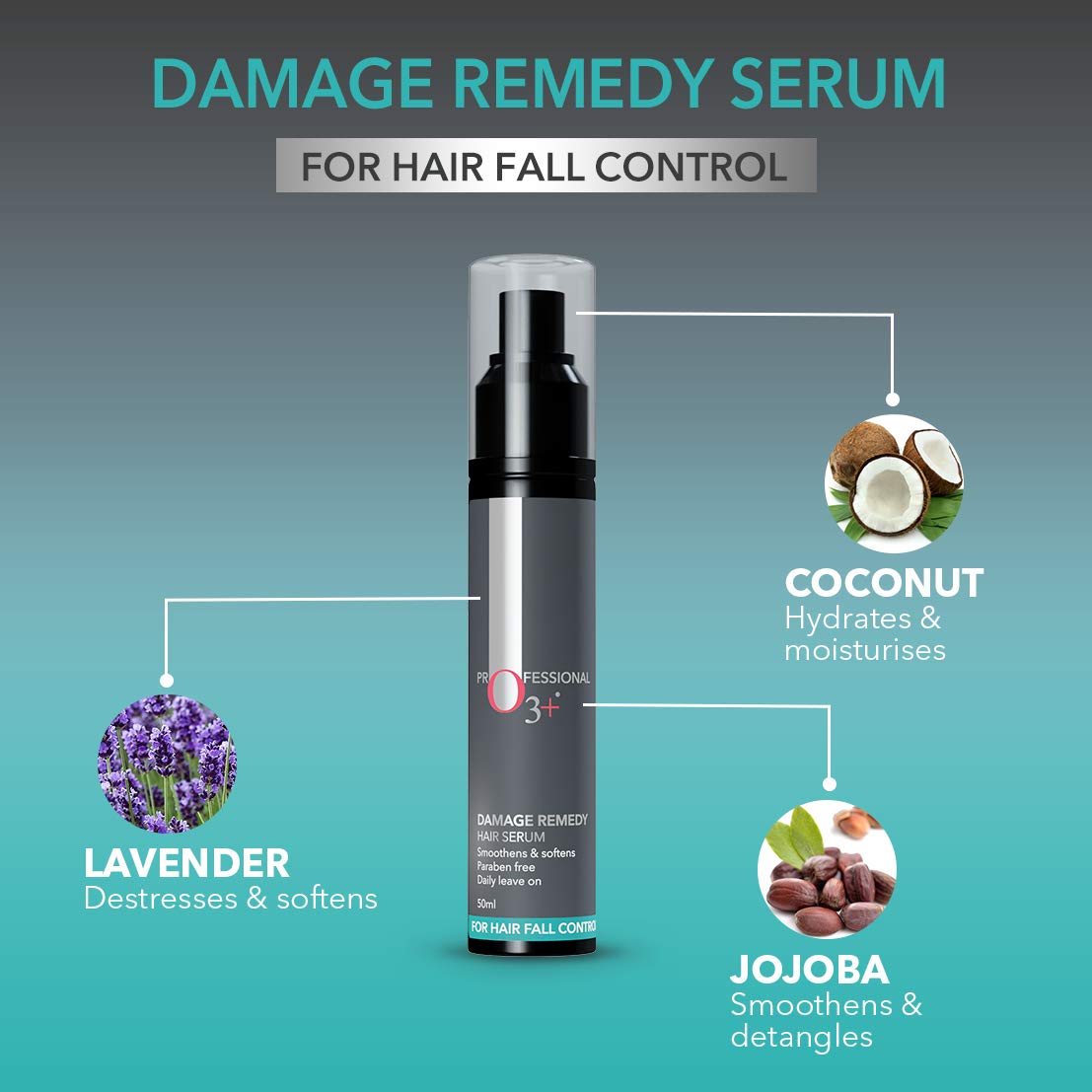 O3+ Damage Remedy Serum With No Paraben With Coconut And Lavender