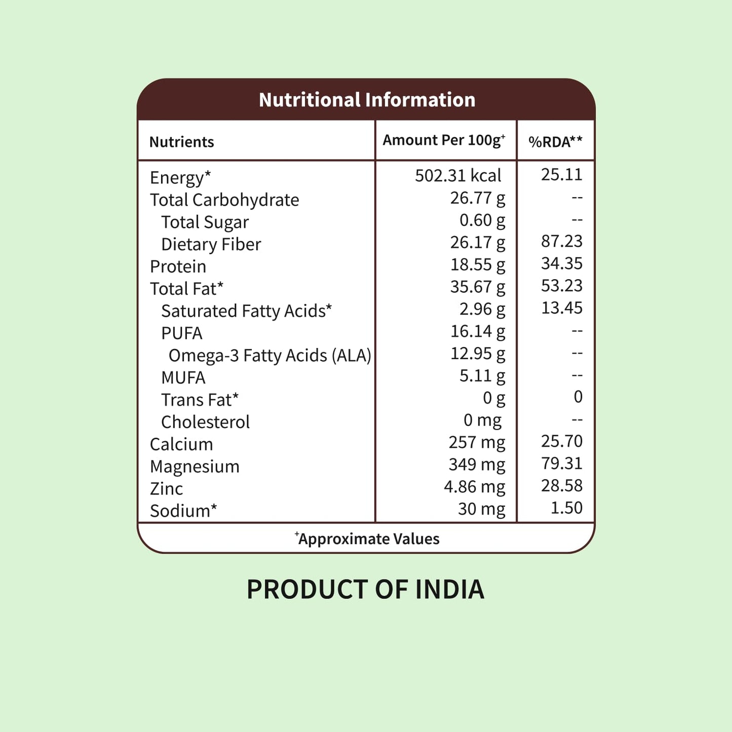 Neuherbs Raw Unroasted Flax Seeds for Weight Management | Rich in Omega-3 fatty acids, Protein, Fibers and Minerals : 1 KG