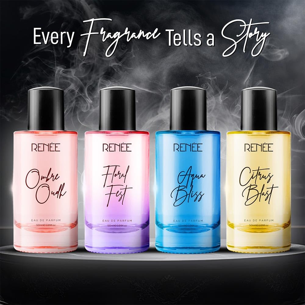 RENEE Floral Fest Eau De Parfum, Premium Long-lasting Fragrance With Notes of Orange, Mandarin, Osmanthus, Rose & Vanilla, Scent for Every Occasion, Ideal Perfume for Women, 50Ml