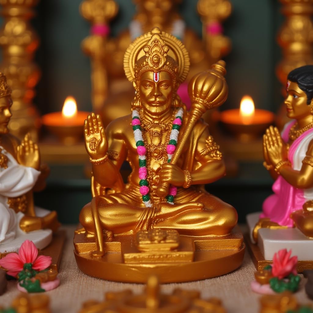 UNOVATE Hanuman Idol for Car Dashboard, Home, Office Desk | Hanuman Murti