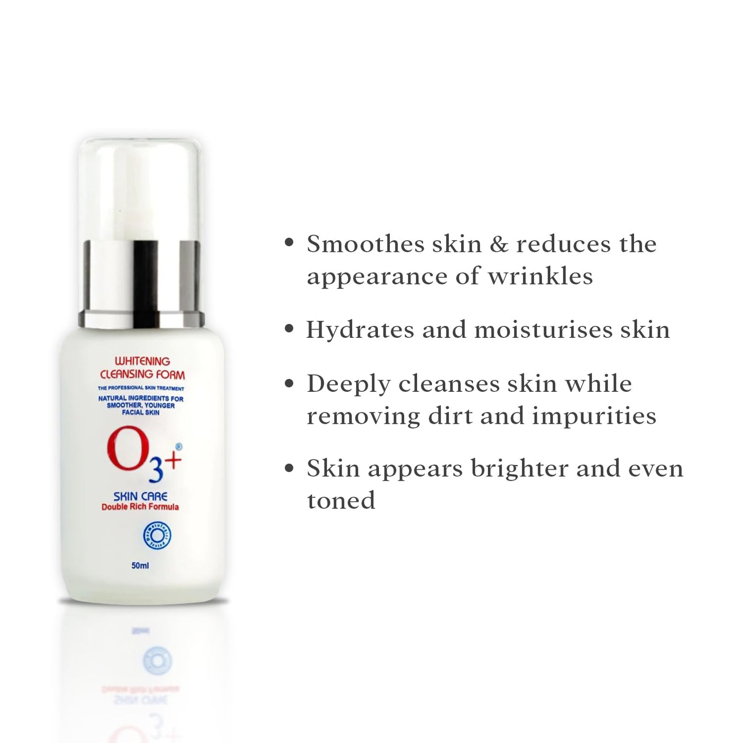 O3+ Whitening Cleansing Foam