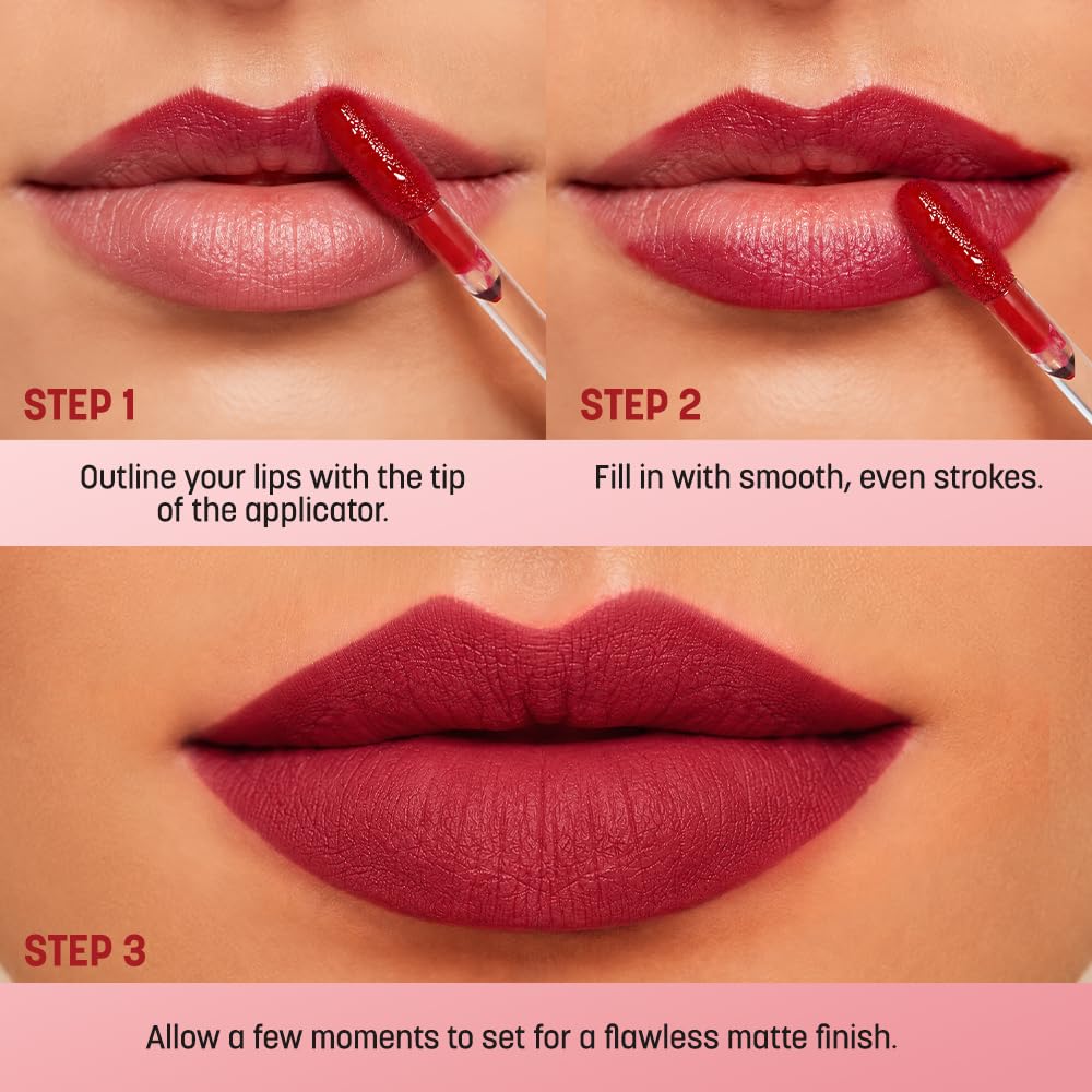 Daily Life Forever52 Silk Matte Liquid Lipstick 6 ml | Long-Lasting, Highly Pigmented, Hydrating Formula with Hyaluronic Acid, Peptides and Vitamin E