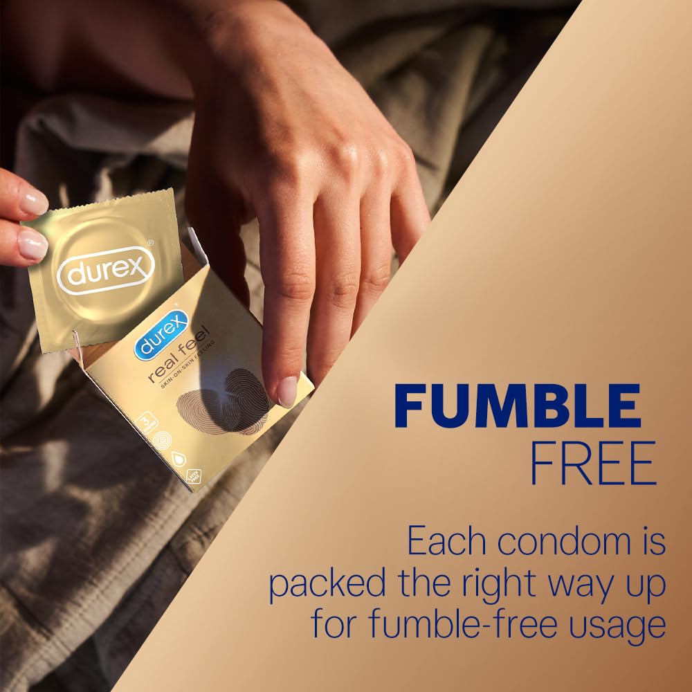 Durex Real Feel Condoms 10 Count (Pack of 1)