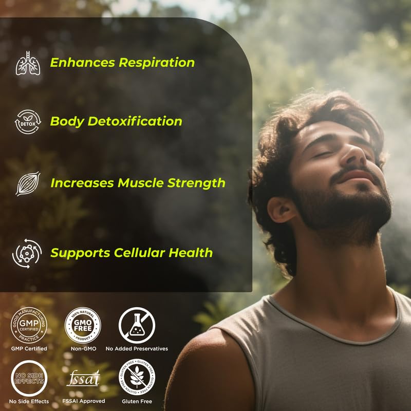 Zephivo HEALTH VEDA ORGANICS PRIVATE LIMITED N - Acetyl L - Cysteine 500Mg | 60 Veg Capsules | Lungs & Respiratory Support | Immune Health | For Both Men & Women¦