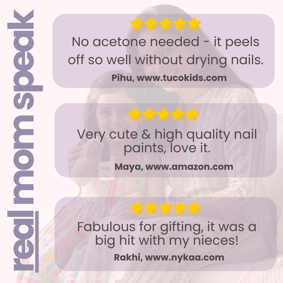 Product reviews with star ratings and sources on a white background
