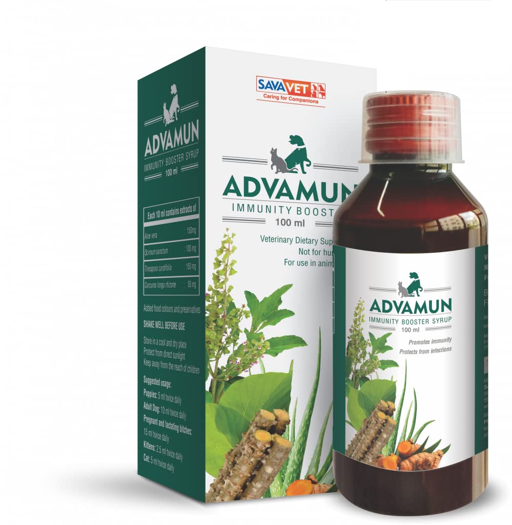 Savavet Advamun Immunity Booster Syrup for Dogs (200ml)