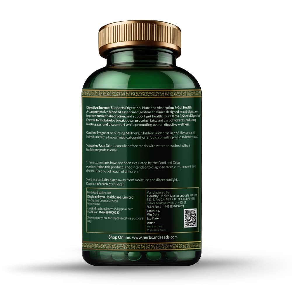 Green supplement bottle with gold cap on a white background