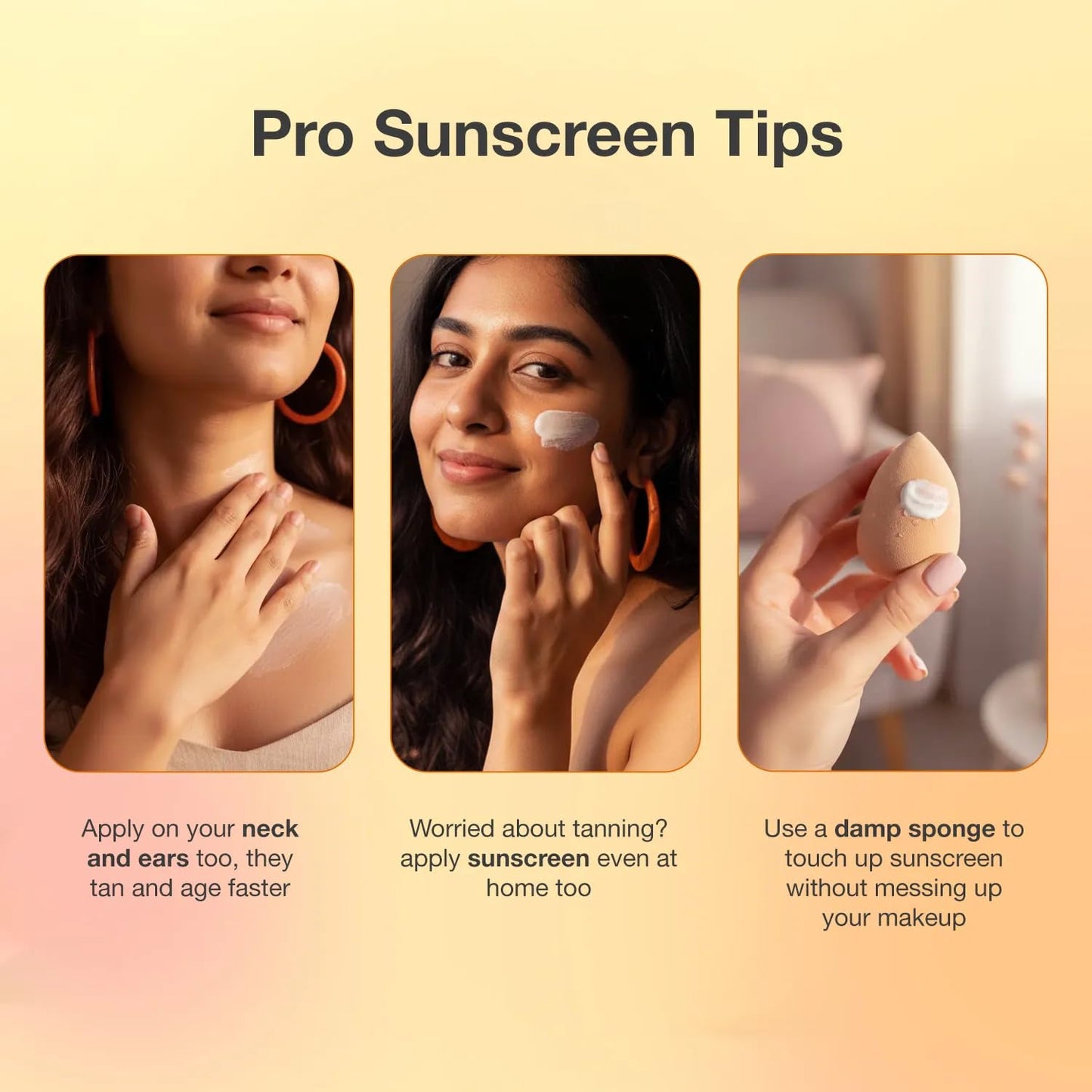 Good Vibes Vitamin C SPF 50 PA++++ Sunscreen | Brightening & Hydrating | 3% Niacinamide + Hyaluronic Acid | No White Cast, Lightweight & Non-Sticky | Daily Glow Sun Protection For All Skin Types – 50 gm