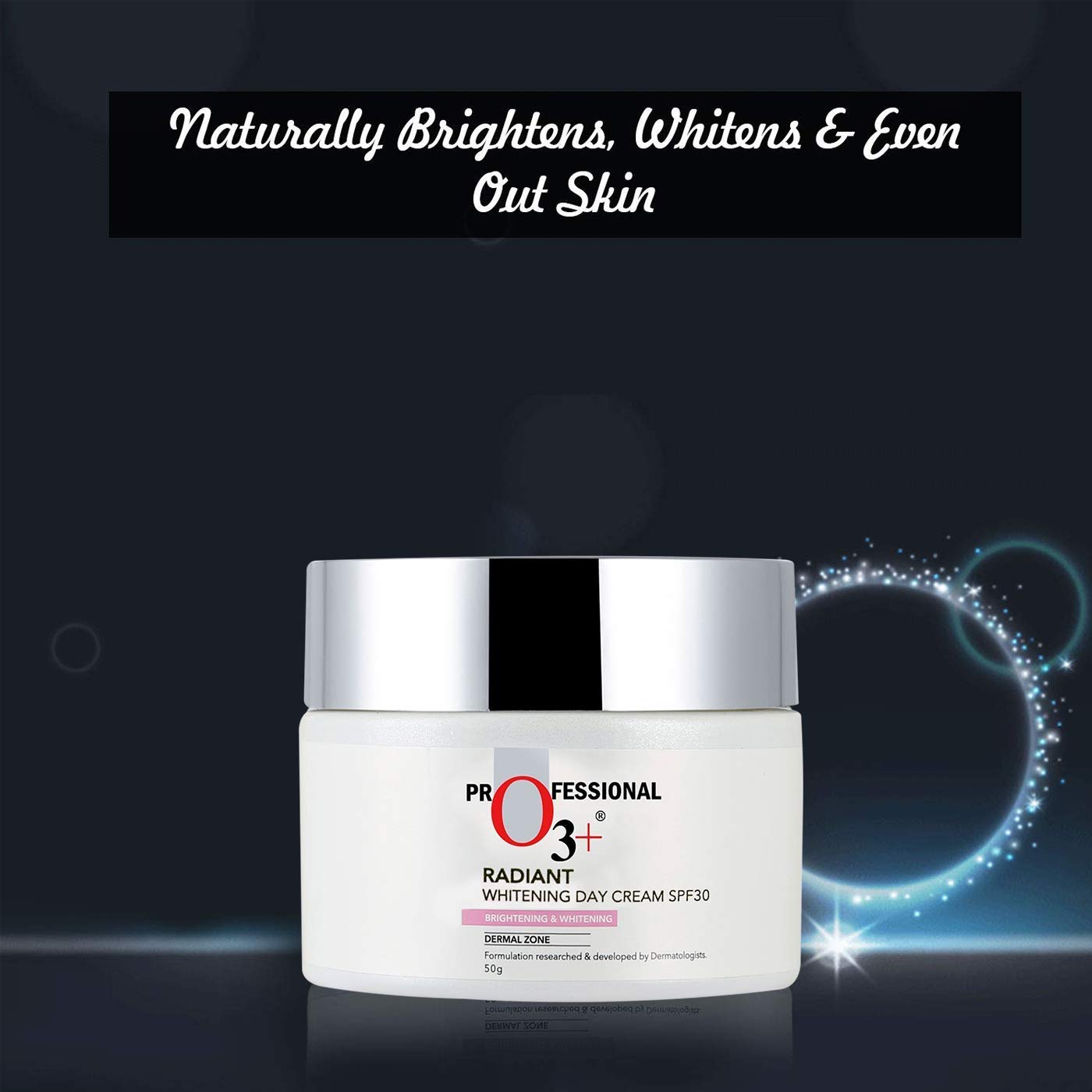 O3+ Radiant Day Cream Moisturiser SPF30 50g for Brightening & Glowing Skin | Moisturises & provides Sun Protection - All Skin Types