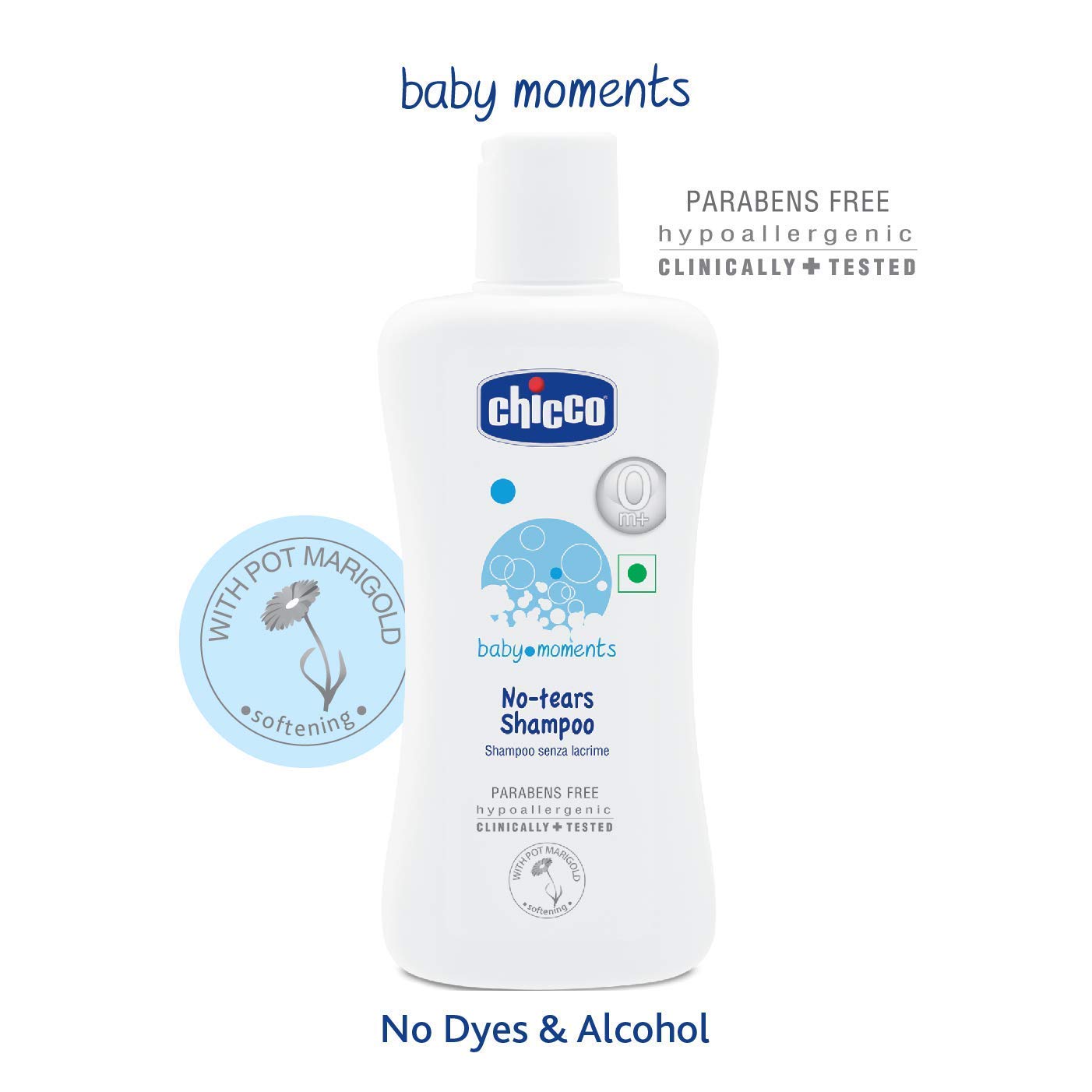 Chicco Baby Moments No Tears Shampoo (200ml)