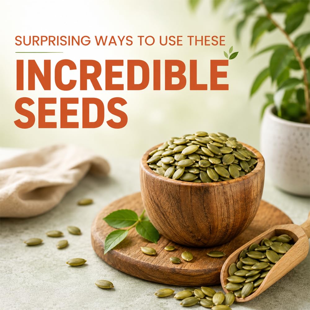 The Free Farm Premium Raw Pumpkin Seeds | 200 G | Source of Zinc | Rich in Magnesium I Hygienically Packed