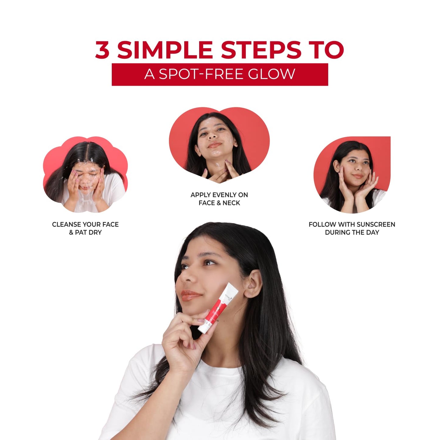 Leeford Spotsrub Face Cream for Women 15g - with 2% Kojic Acid and Vitamin C | Hydroquinone Free | Helps to Remove Pimples and Dark spots