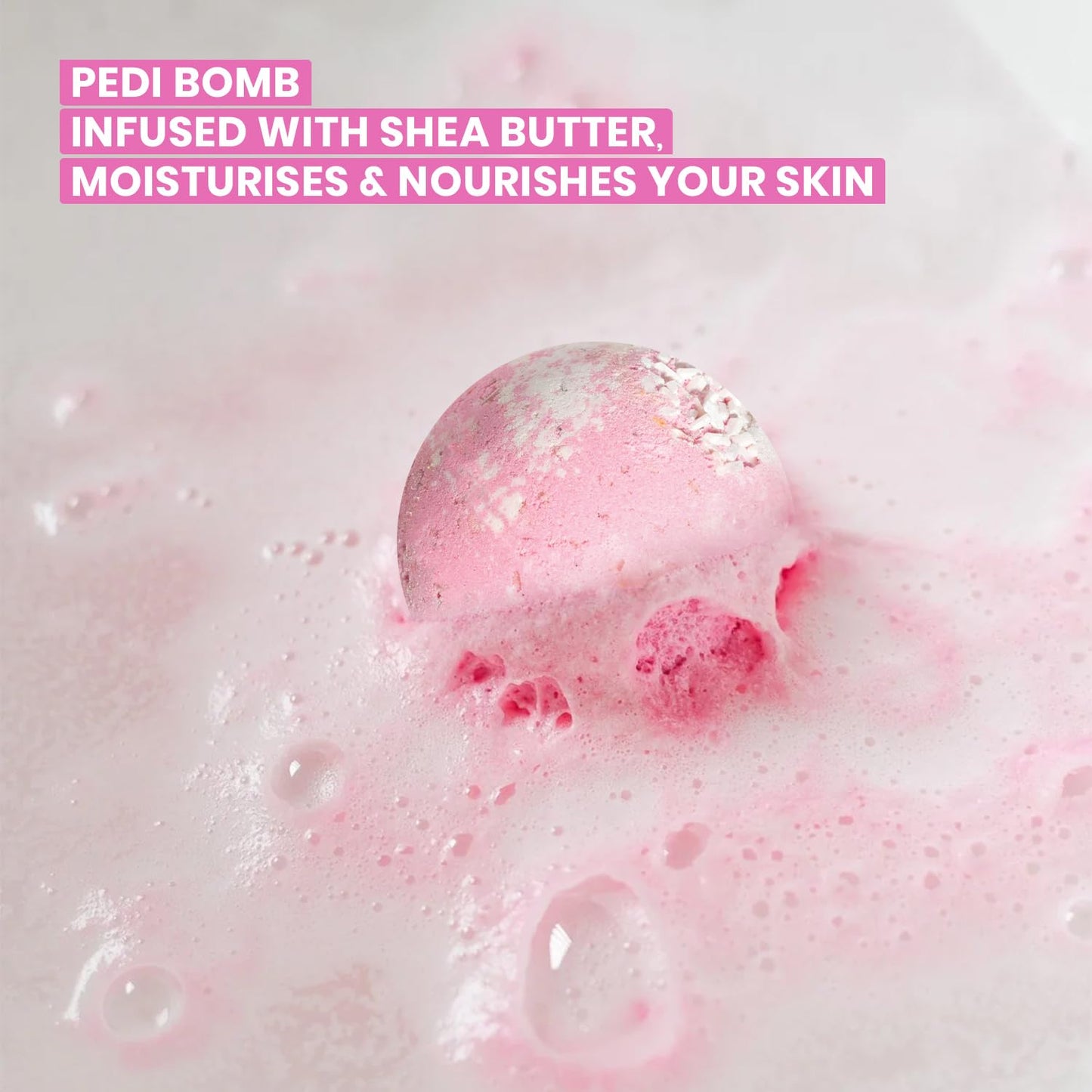 O3+ Pedilogix Scoop Bomb Pedicure with Bath Bomb for Soft & Moisturised Feet | 100g+10ml