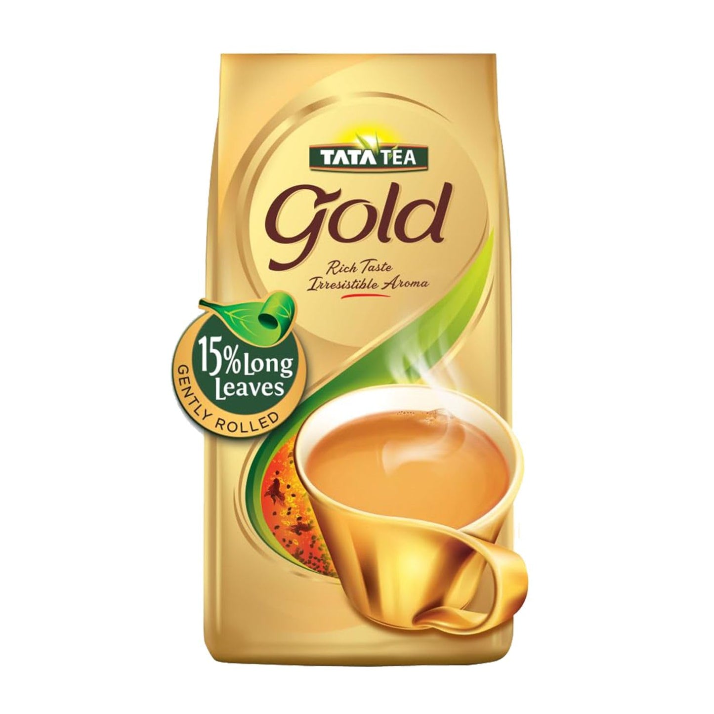 Tata Tea Gold , Premium Assam Teas With Gently Rolled Aromatic Long Loose Leaves, Rich & Aromatic Chai, Black Tea