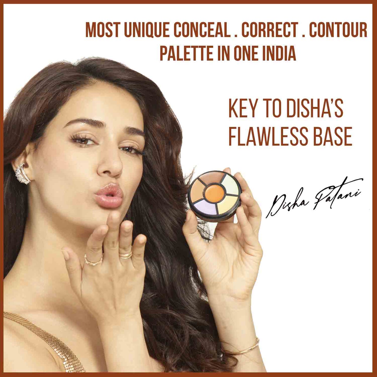 INSIGHT Pro Concealer Palette – Shade Concealer | Makeup Wheel for Face | Satin–Matte Finish | 3-in-1 Conceal, Contour & Correct | Waterproof | Full Coverage | 15gm
