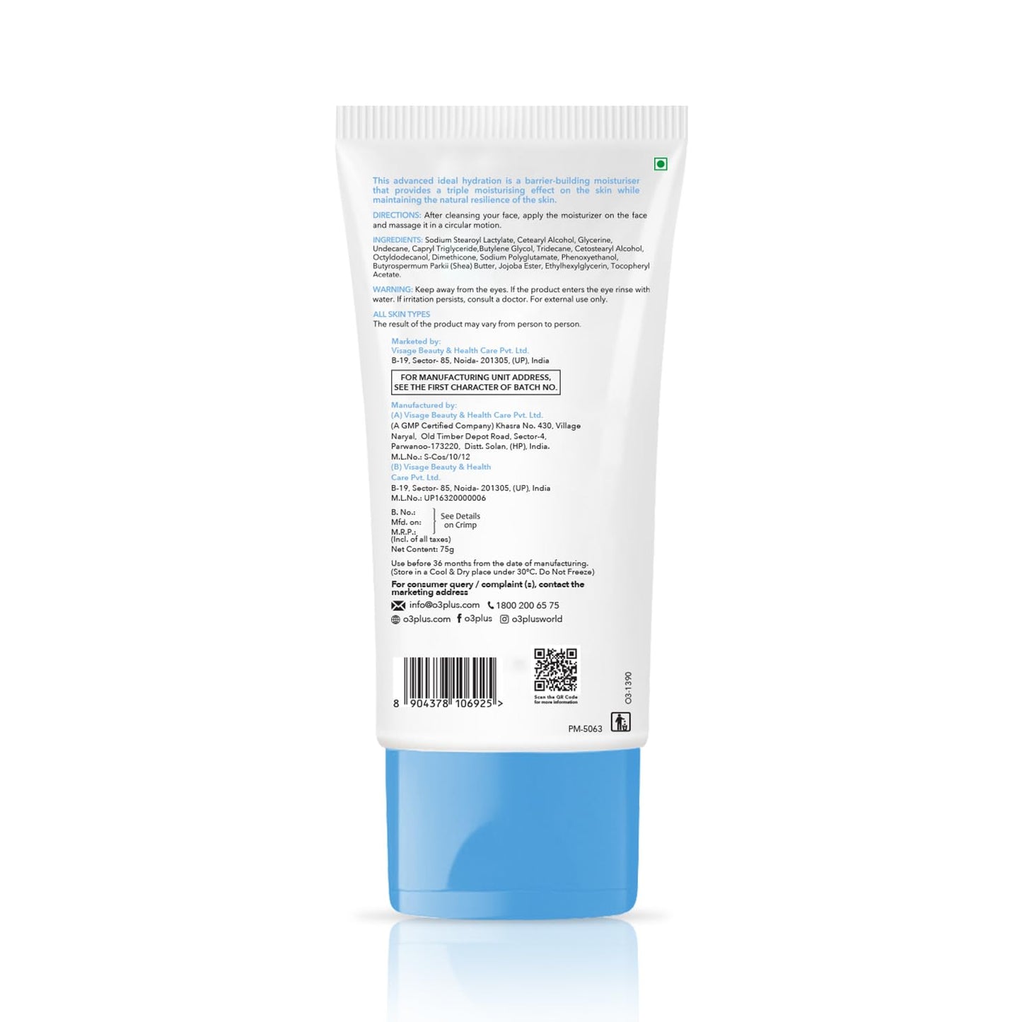 O3+ Ideal Hydration Moisturisation With Hyaluronic Acid For Barrier Repair | 75g
