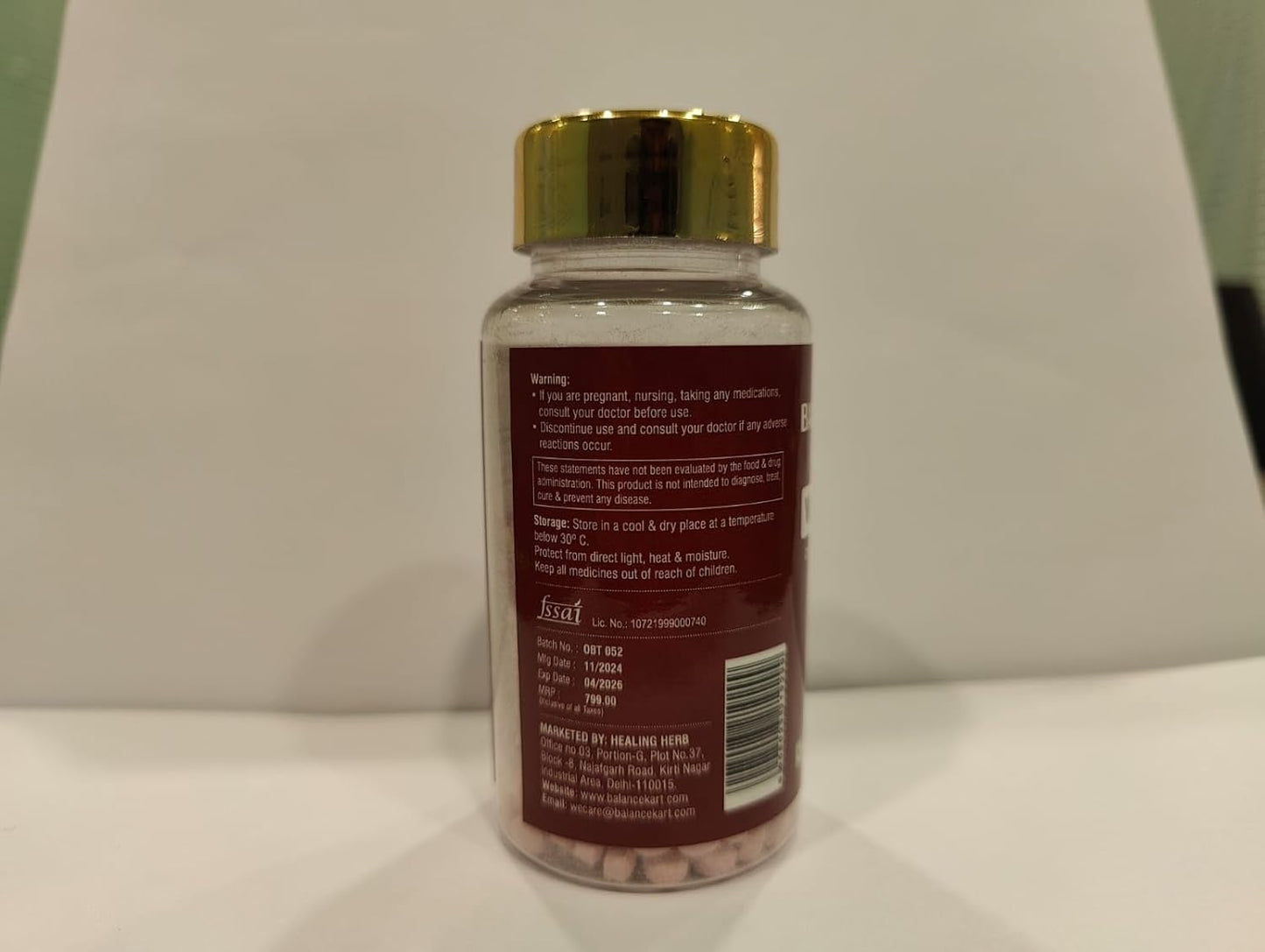 Vitamin B12 Supplements for Men & Women, 1500mcg Vitamin B12 Tablets to Improve Red Blood Cell Formation, Boosts Energy Level, 60 Tablets