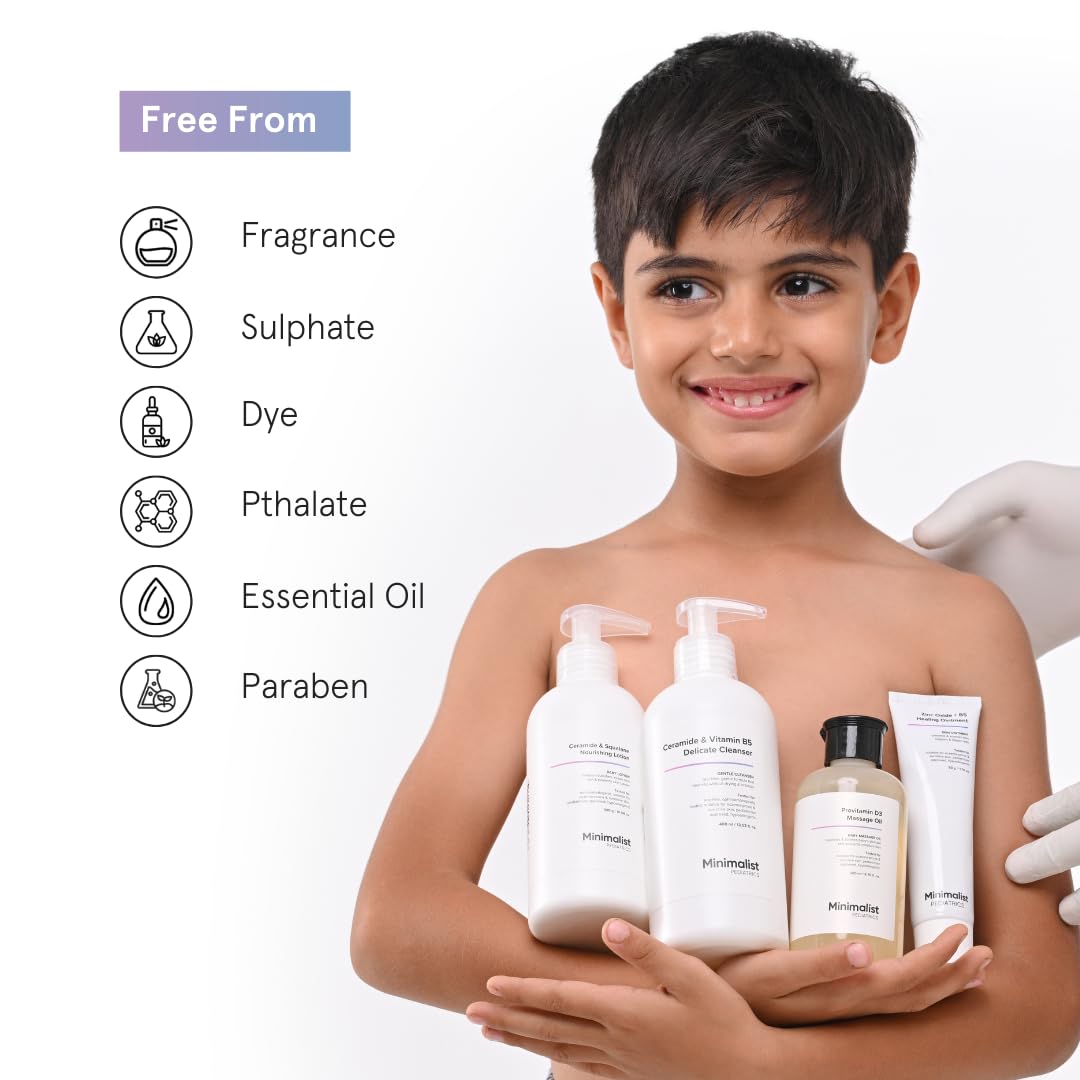 Minimalist Gentle Baby Body Wash for Bath from Head to Toe | Proven Safe & Pediatrician Approved Baby Wash for Daily Use | Tear-free | pH 5.5 | Ceramide & Vitamin B5 Delicate Cleanser | 400 ml